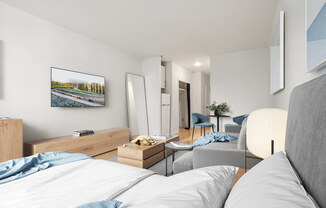 Studio, 1 bath, $3,045, Unit 4K