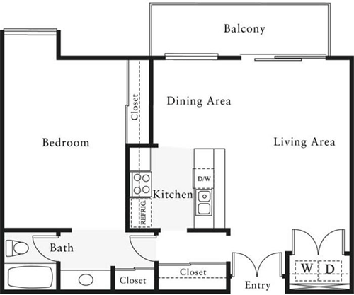 1 bed, 1 bath, 794 sqft, $2,797