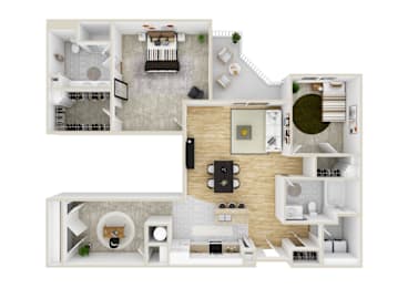 2 beds, 2 baths, 1,404 sqft, $2,860