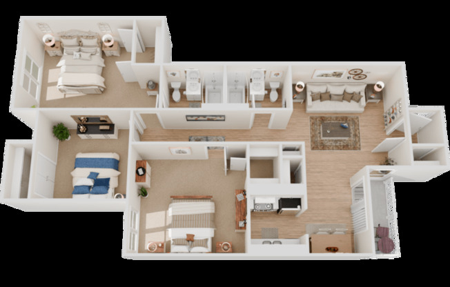 3 beds, 2 baths, 1,100 sqft, $1,529