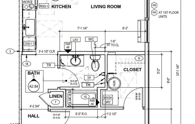 1 bed, 1 bath, 690 sqft, $1,690, Unit #402