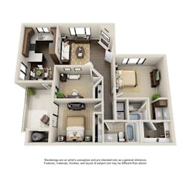 3 beds, 2 baths, $2,119