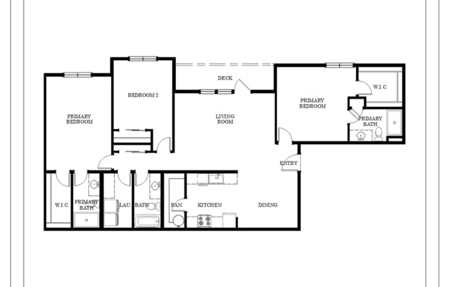 3 beds, 3 baths, 1,674 sqft, $2,050, Unit H-404