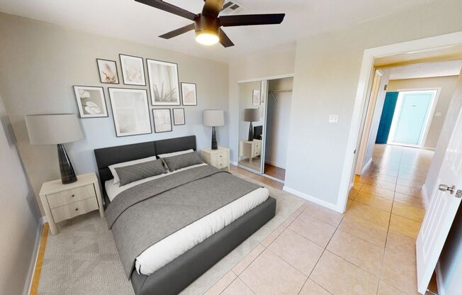 2 beds, 1 bath, $1,195, Unit 208