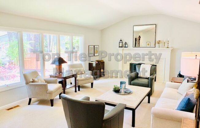 Stunning 4 Bed/3 Bath (plus Office), 3,230 Sqft single-family house at end of cul-de-sac and on large lot available for lease in August!