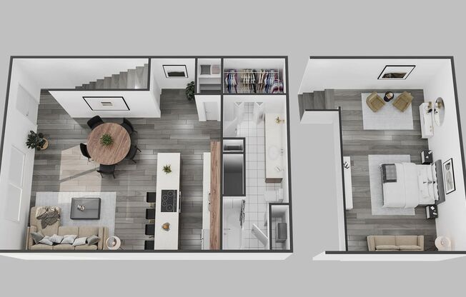 1 bed, 1 bath, 696 sqft, $1,150, Unit 64