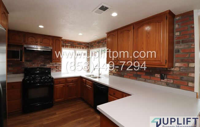 4 Bed 3 Bath House in Spring Valley w/ Washer + Dryer and 2-Car Garage