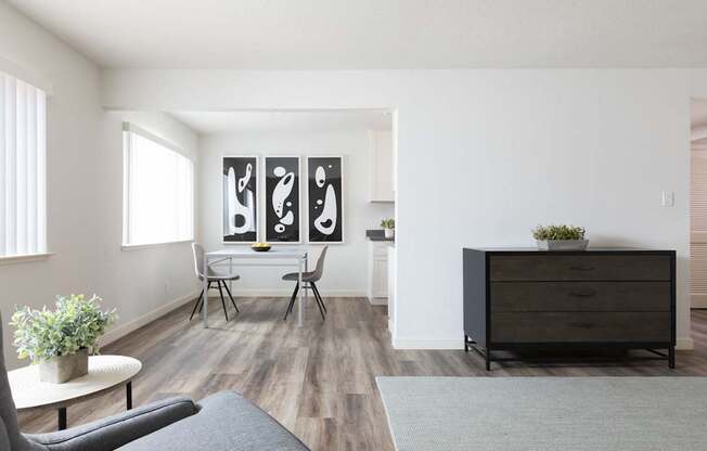 Living with couch at Santa Rosa Oaks, Santa Rosa, CA