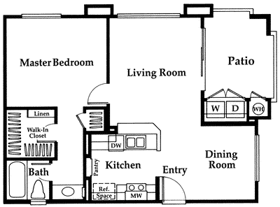 1 bed, 1 bath, 685 sqft, $2,420, Unit 395