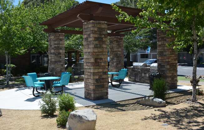 Outdoor Grill With Intimate Seating Area at Reflections at the Marina, Sparks, NV, 89434