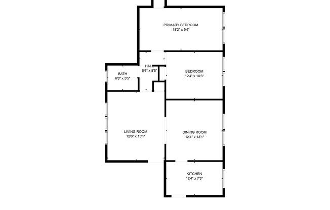 2 beds, 1 bath, 675 sqft, $1,300, Unit C-305