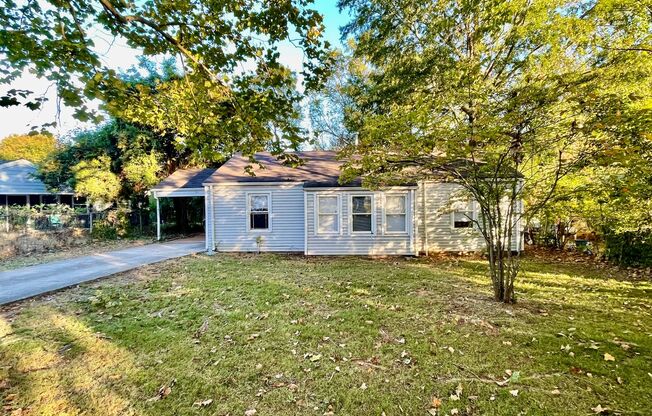 Adorable 3 bedroom 1 bath home with a carport . Located in Rock Hill