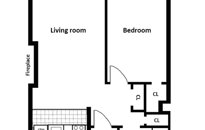 1 bed, 1 bath, $2,700, Unit 3F