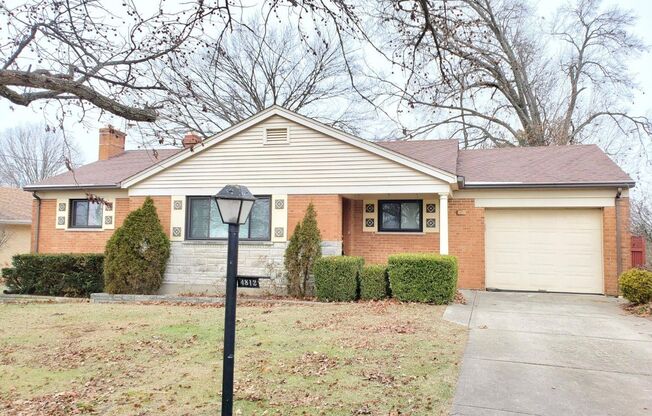 GREEN TWNSHP-2 bedroom 1.5 bath brick ranch w/ fireplace & 1 car garage