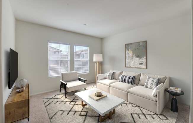 A living room at Monarch at Dos Vientos Newbury Park, CA 91320