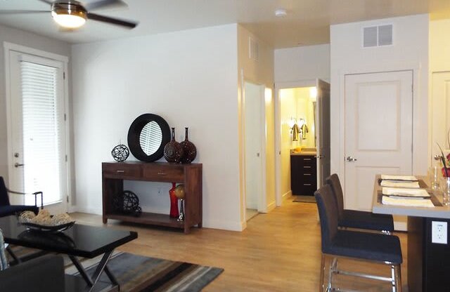 Spacious Living Room at Enclave at 1400 South Apartments, Salt Lake City, 84115