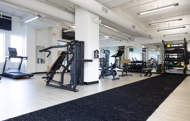 Fully equipped and accessible Fitness Center.