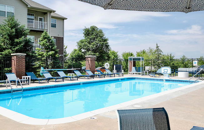 Sparkling Pool at The Landings in Bellevue, NE