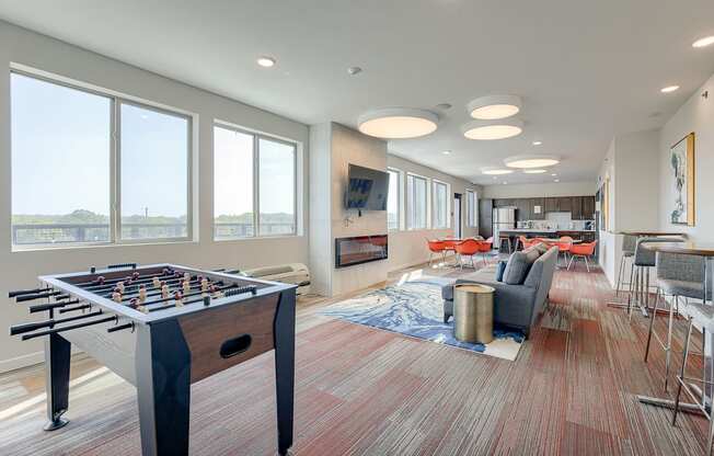 Resident Lounge at Square at 48 in Lincoln, NE