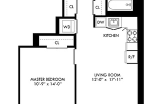 1 bed, $3,999, Unit 5F