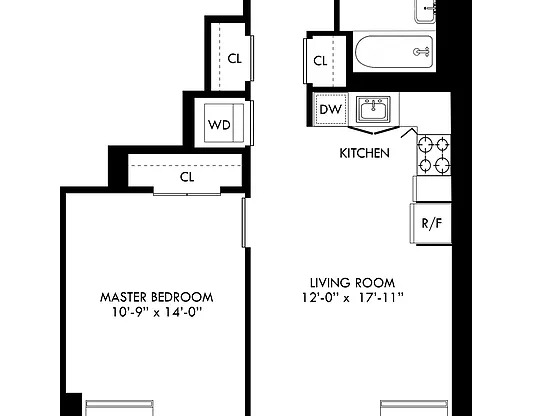 1 bed, $3,999, Unit 5F
