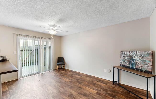 a view of a living room