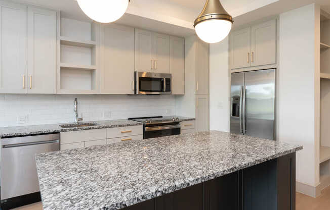 Kitchen with Stainless Steel Appliances