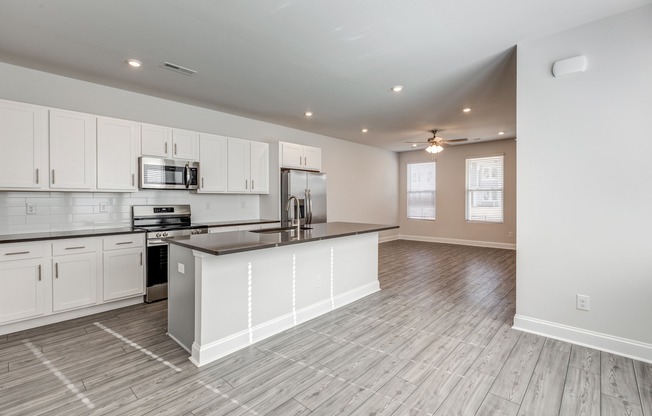 Feel at home in our open-concept floor plans.