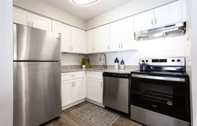 Modern kitchen  at Barcelo at East Cobb, Marietta, Georgia