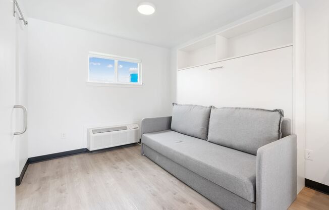 Studio, 1 bath, 294 sqft, $815, Unit 108