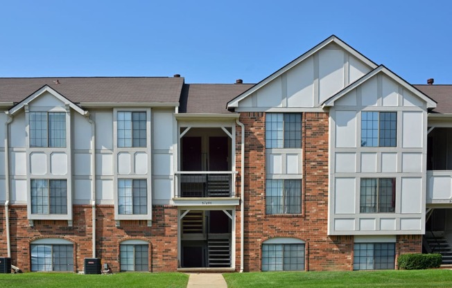 Apartment Building Exterior at The Springs Apartment Homes, Novi, MI 48377