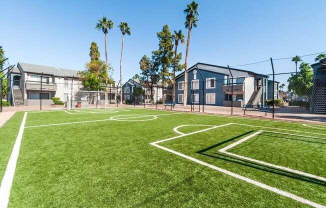 Community soccer field