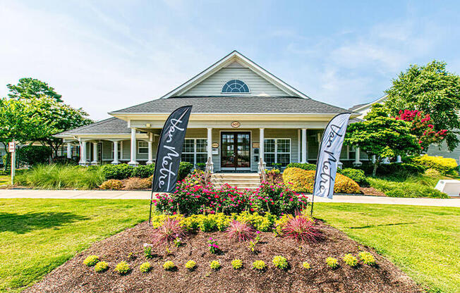 Front door at Village on the Lake Apartments, Spring Lake