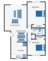 2 beds, 1 bath, 754 sqft, $1,175