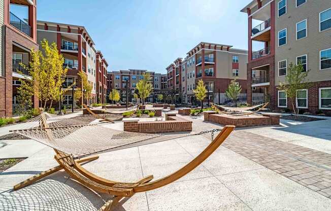 Hammock Garden at The Aster Apartments, Cary, North Carolina