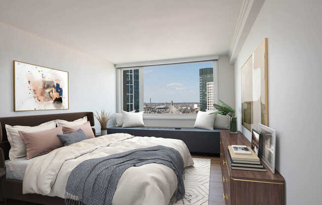 Bedroom with Hard Surface Flooring