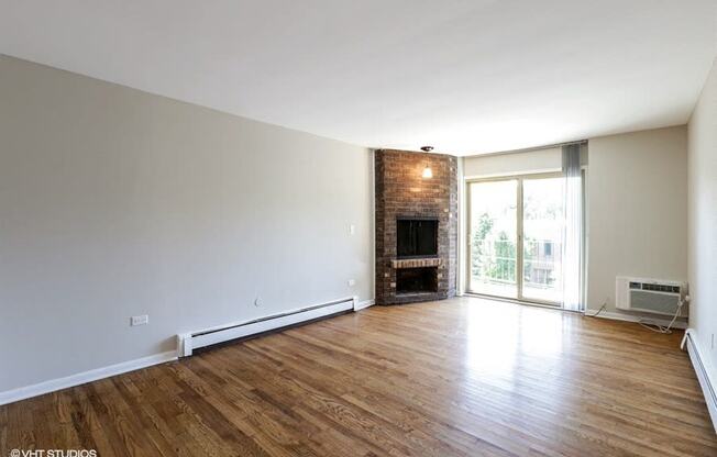 Brick Fireplace