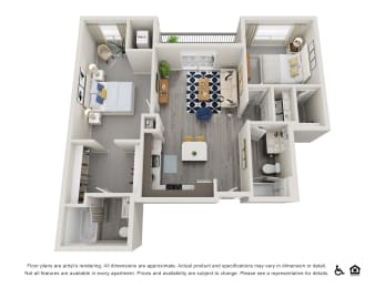 2 beds, 2 baths, 967 sqft, $1,918