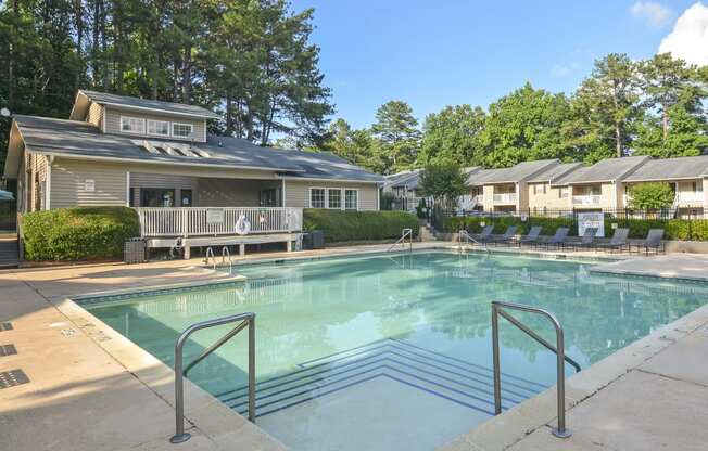 :Pool patio and sundeck at Harvard Place Apartment Homes by ICER, Lithonia, GA, 30058