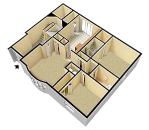 2 beds, 1 bath, 900 sqft, $1,270