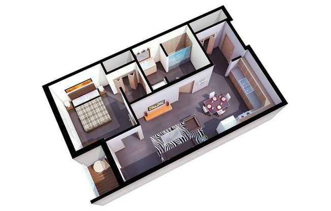 1 bed, 1 bath, 645 sqft, $1,125, Unit 232
