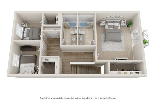 3 beds, 3.5 baths, 2,700 sqft, $2,025, Unit 802