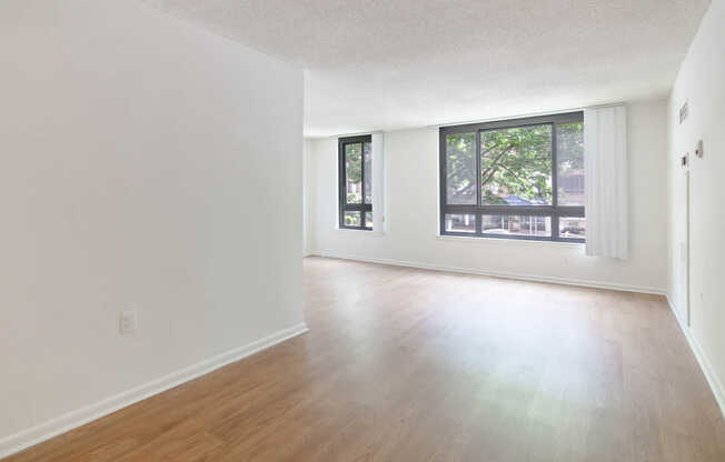 Living Room with Hard Surface Flooring