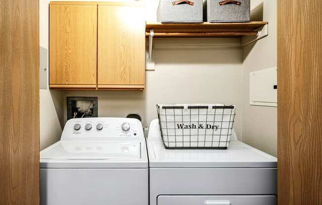 Washer Dryer In Unit at Tranquility Pointe, Omaha, Nebraska