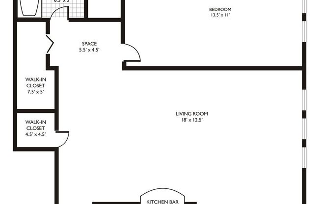 1 bed, 1 bath, 419 sqft, $1,795, Unit 514