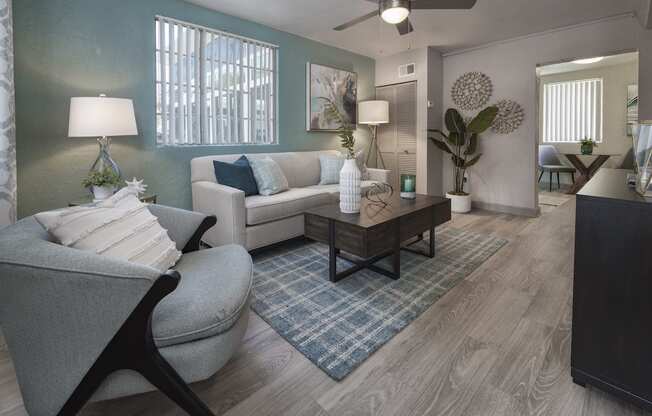 Modern Living Room at Terraces at Clearwater Beach, Clearwater, FL, 33756