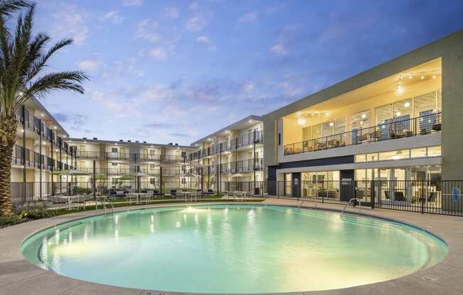 Spacious Pool at Cabana Bridges Apartments in Tucson Arizona