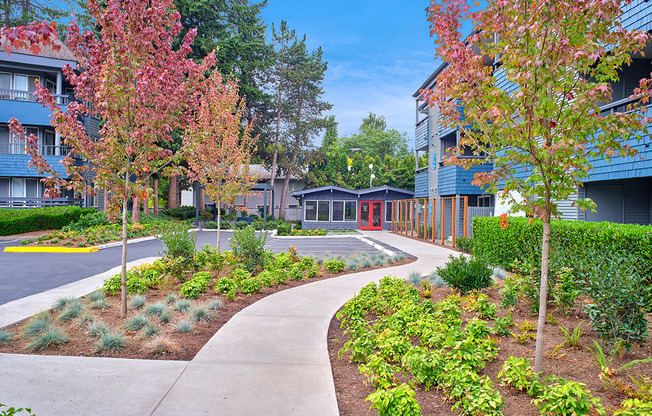 a view of the park-like setting at 3030 Lake City  at 3030 Lake City, Seattle, Washington