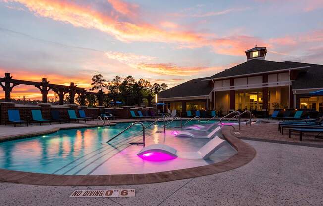 Swimming Pool at The Aster Apartments, Cary