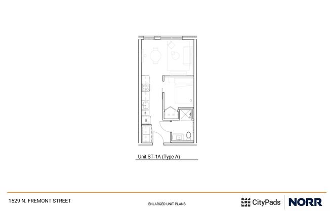 1 bed, 1 bath, 389 sqft, $2,415, Unit 324